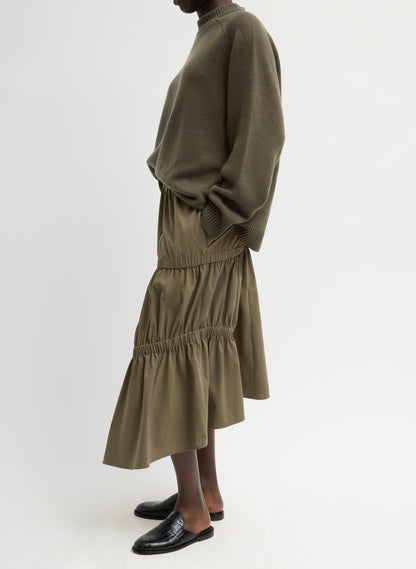 Tibi Tech Suiting Asymmetrical Skirt