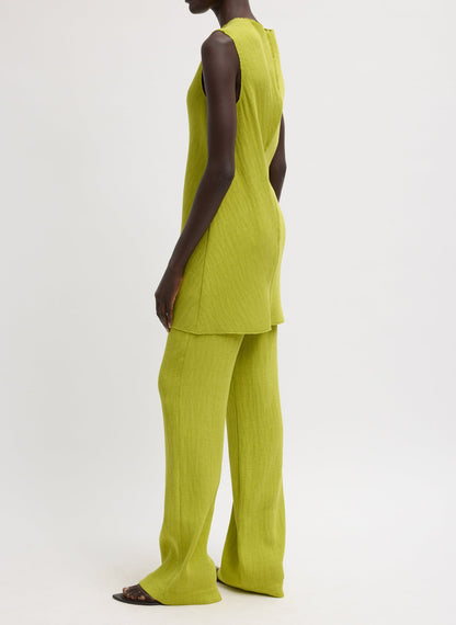 Tibi Viscose Plisse Corbit Pant