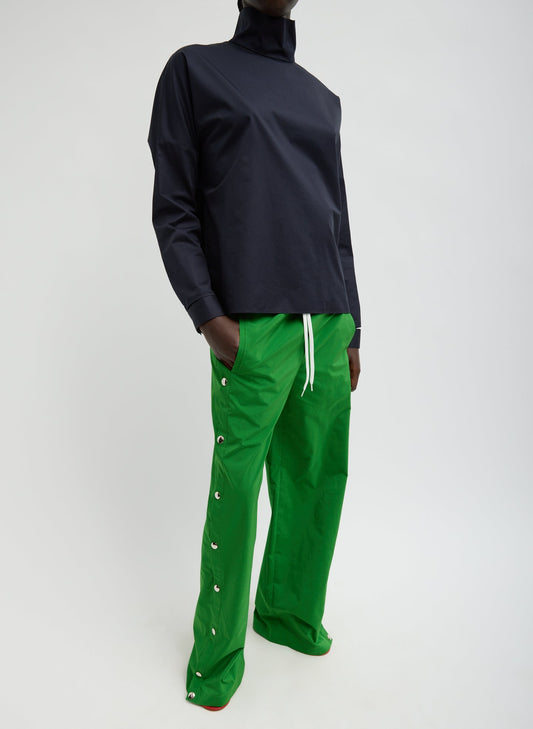 Tibi Nylon Snap Pull On Jogger