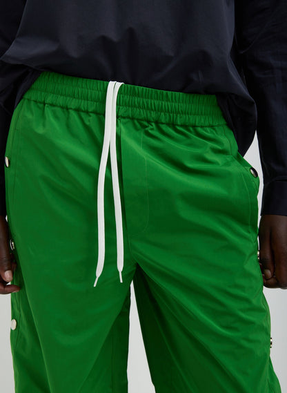 Tibi Nylon Snap Pull On Jogger