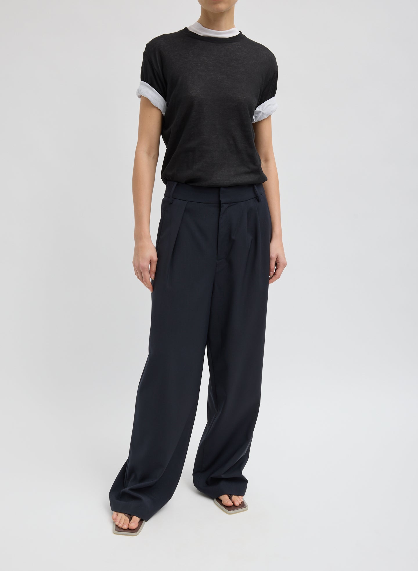 Tibi Tropical Wool Stella Pant