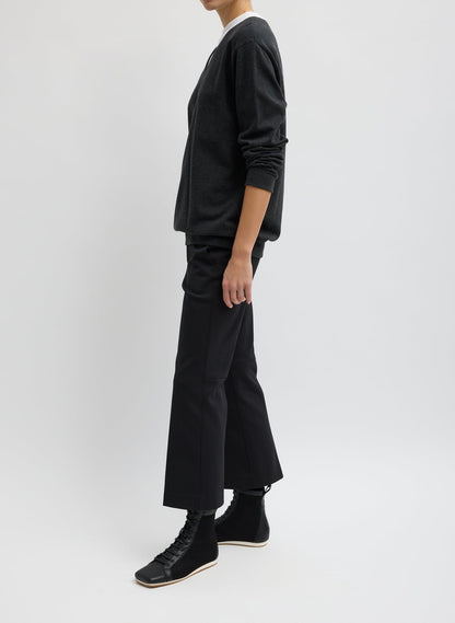 Tibi Compact Tech Knit Cropped Bootcut Pant