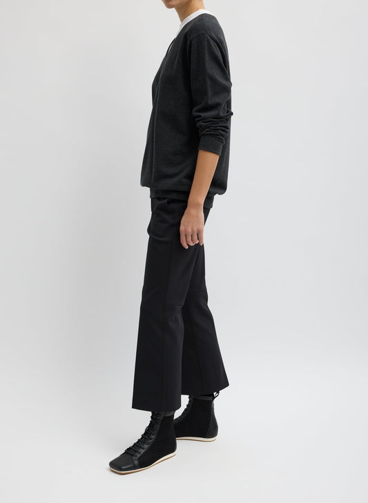 Tibi Compact Tech Knit Cropped Bootcut Pant