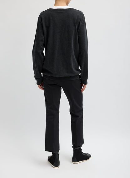 Tibi Compact Tech Knit Cropped Bootcut Pant